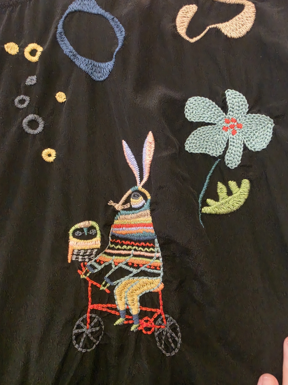 Johnny Was 100% Silk Blouse Sz M - Picture 13 of 14